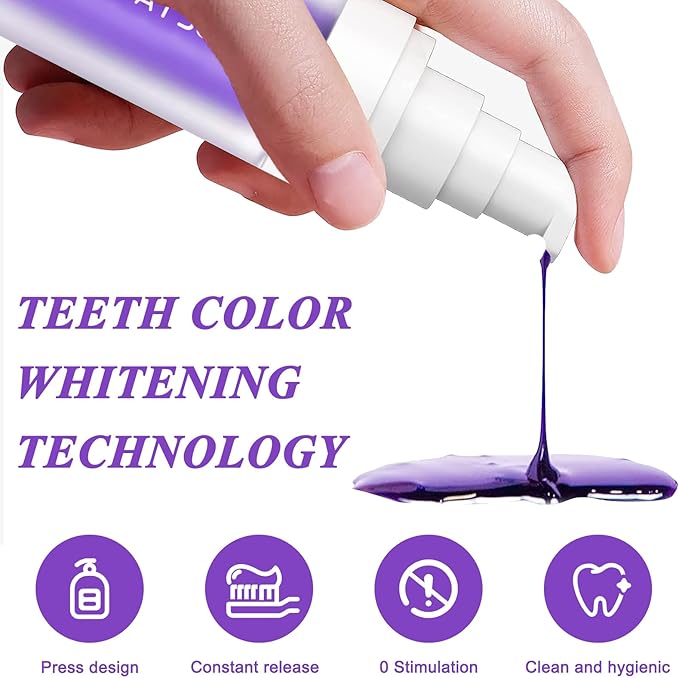 Pasta de Dientes Blanqueadora Morada – Colour Corrector Dental Obsessive