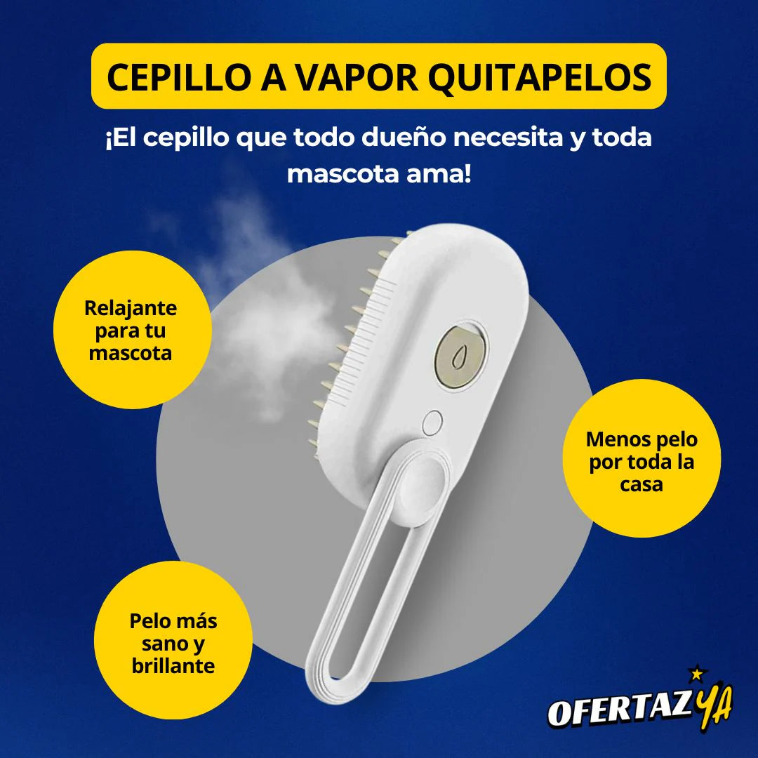 MANTEN TU HOGAR LIBRE DE PELOS! CON EL CEPILLO A VAPOR