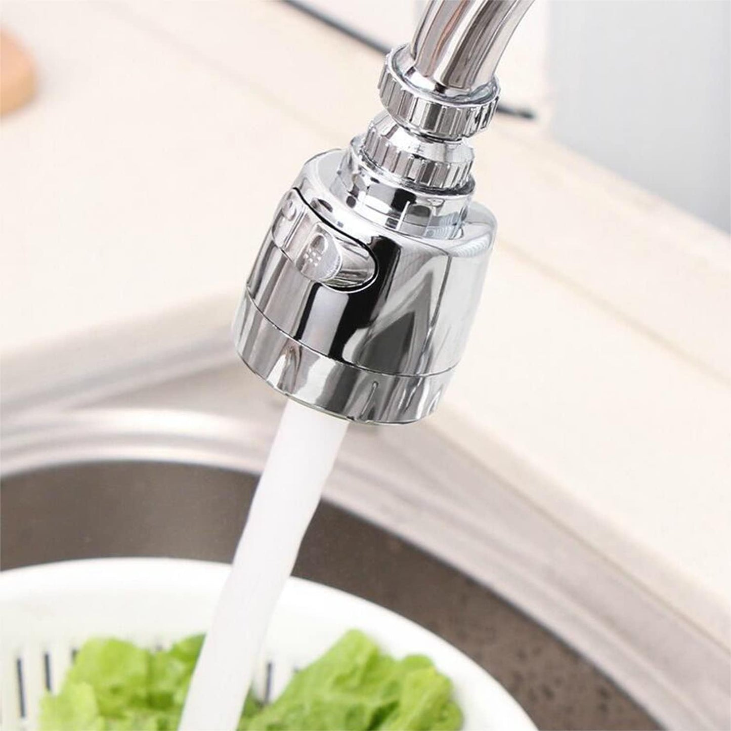 Flexible Faucet Head Universal Splash Filter Faucet Multi-Function Sprayer Head Kitchen Faucet