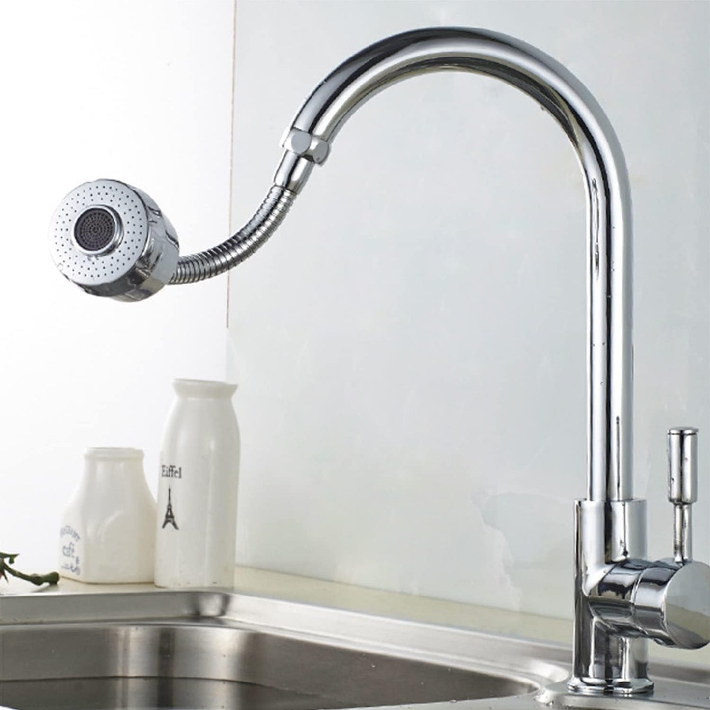 Flexible Faucet Head Universal Splash Filter Faucet Multi-Function Sprayer Head Kitchen Faucet