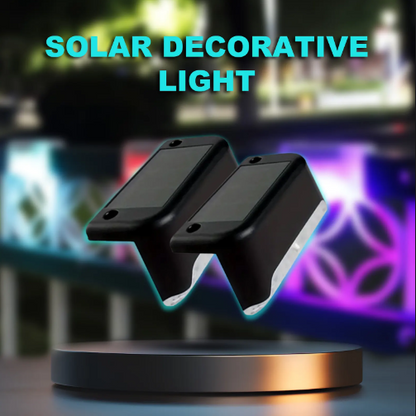 Stair deck solar light Outdoor Solar Stair Lights Stainless Steel Solar Powered Deck Lights